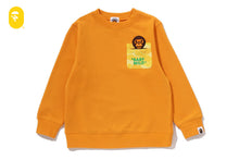 ABC CAMO POCKET MILO PATCH CREWNECK SWEATSHIRT