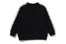 BABY MILO LINE TAPE RELAXED FIT CREWNECK SWEATSHIRT