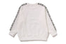 BABY MILO LINE TAPE RELAXED FIT CREWNECK SWEATSHIRT