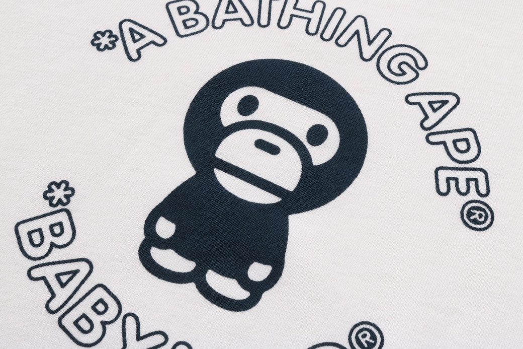 BABY MILO LINE TAPE RELAXED FIT CREWNECK SWEATSHIRT | bape.com