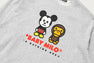 【 BAPE X DISNEY 】MICKEY MOUSE BABY MILO RELAXED FIT CREWNECK