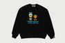 【 BAPE X DISNEY 】DONALD DUCK BABY MILO RELAXED FIT CREWNECK