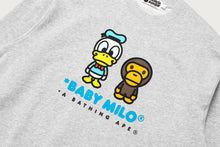 【 BAPE X DISNEY 】DONALD DUCK BABY MILO RELAXED FIT CREWNECK