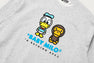 【 BAPE X DISNEY 】DONALD DUCK BABY MILO RELAXED FIT CREWNECK