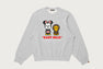 【 BAPE X DISNEY 】MINNIE MOUSE BABY MILO CREWNECK SWEATSHIRT