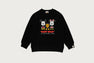 【 BAPE X DISNEY 】MICKEY MINNIE BABY MILO CREWNECK SWEATSHIRT