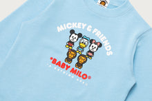 【 BAPE X DISNEY 】MICKEY & FRIENDS BABY MILO CREWNECK SWEATSHIRT