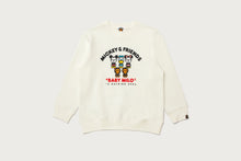 【 BAPE X DISNEY 】MICKEY & FRIENDS BABY MILO CREWNECK SWEATSHIRT