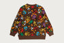 MILO MULTI DINOSAURS PATTERN CREWNECK SWEATSHIRT