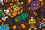 MILO MULTI DINOSAURS PATTERN CREWNECK SWEATSHIRT