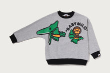 BABY MILO DINOSAURS CREWNECK SWEATSHIRT