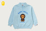 BABY MILO RELAXED FIT HALF ZIP SWEATSHIRT