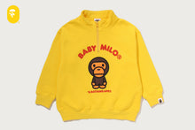 BABY MILO RELAXED FIT HALF ZIP SWEATSHIRT