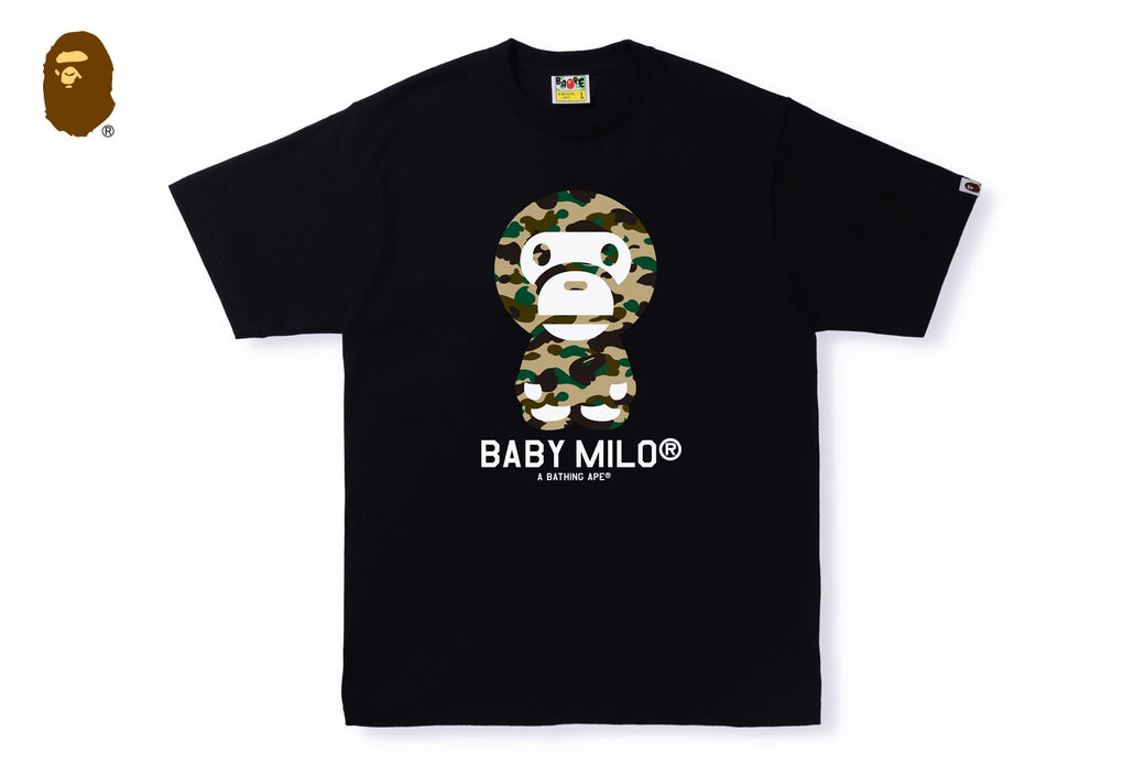 1ST CAMO BABY MILO TEE | bape.com