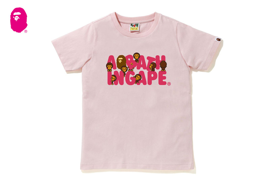 A BATHING APE ピンク Tシャツ A BATHING APE MILO TEE | bape.com