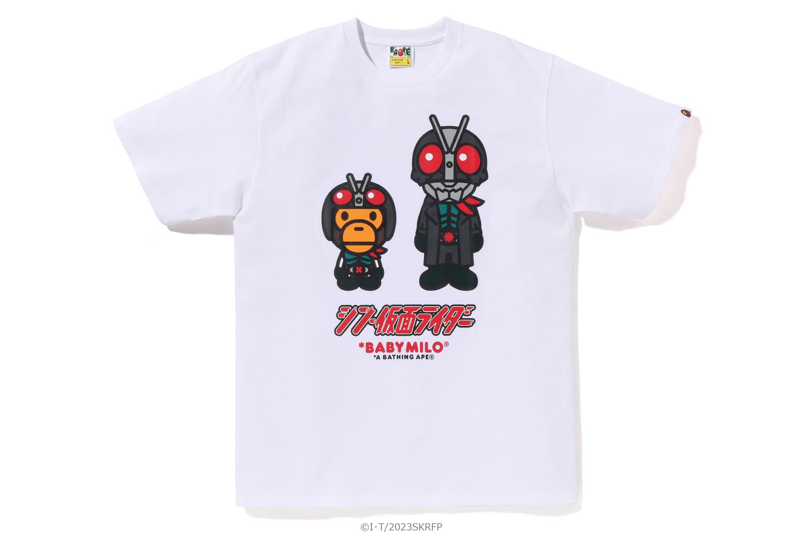 BAPE X SHIN KAMEN RIDER 】NO.2 BABY MILO TEE | bape.com