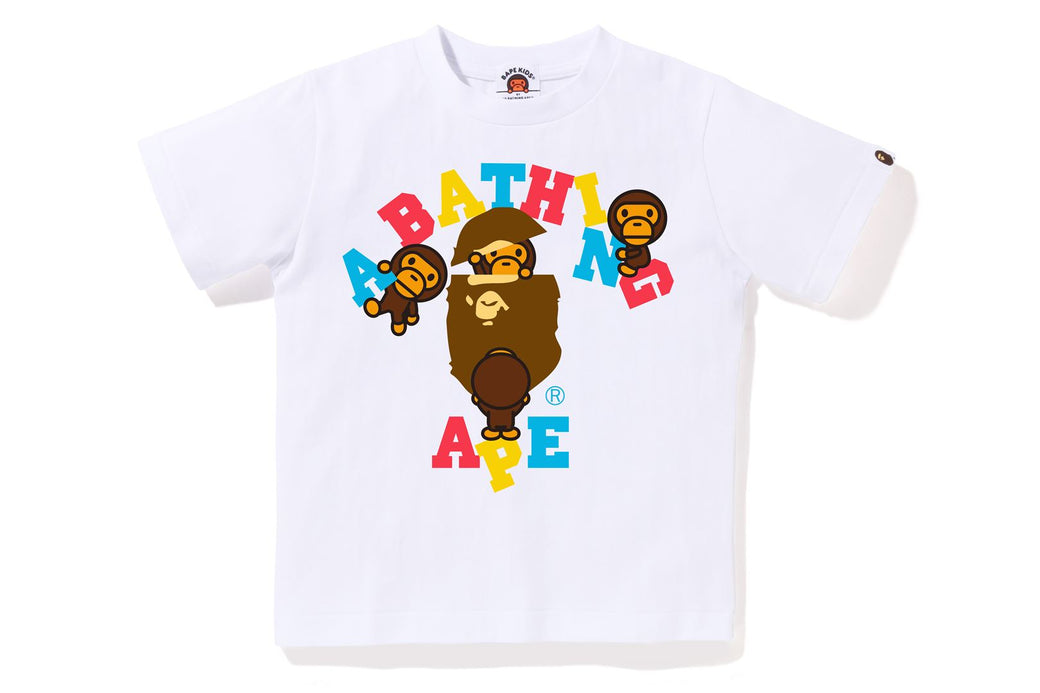 Good BAPE Colors College T-shirt