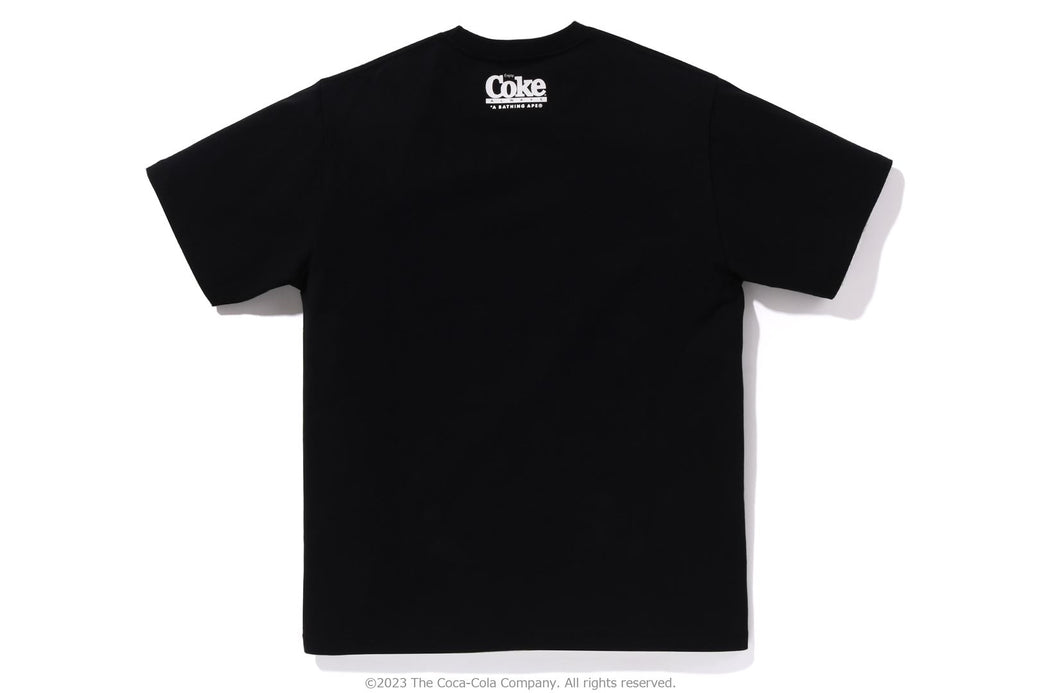 輝い Tシャツ コカコーラ エイプ MILO APE BAPE COCA-COLA 黒 L MILO L