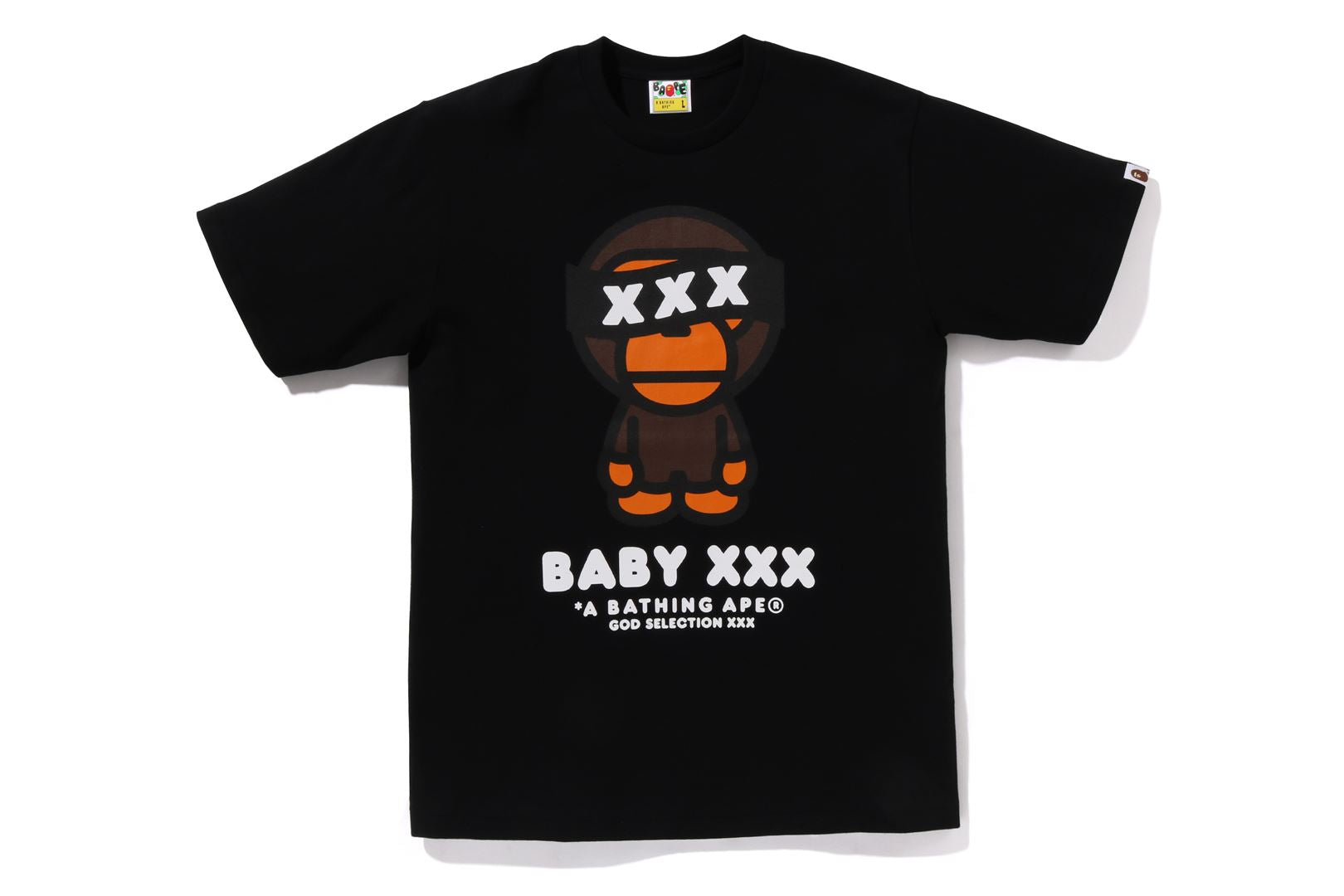 BAPE X GOD SELECTION XXX 】BABY MILO TEE | bape.com