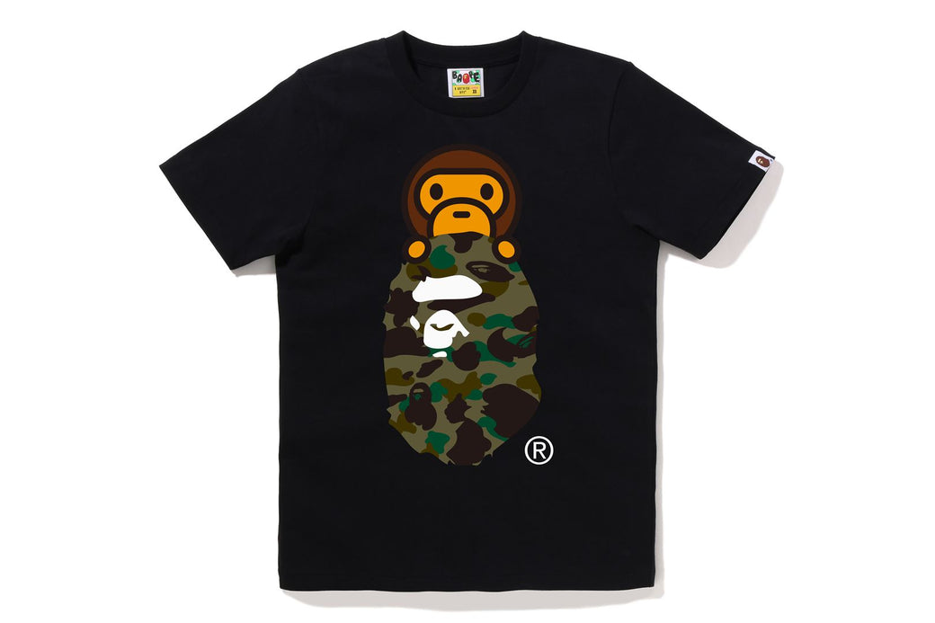 1ST CAMO MILO ON APE HEAD TEE | bape.com