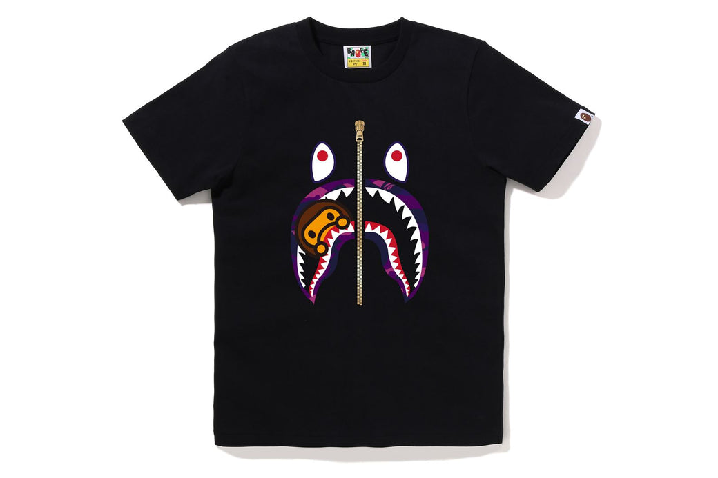 COLOR CAMO MILO SHARK TEE | bape.com