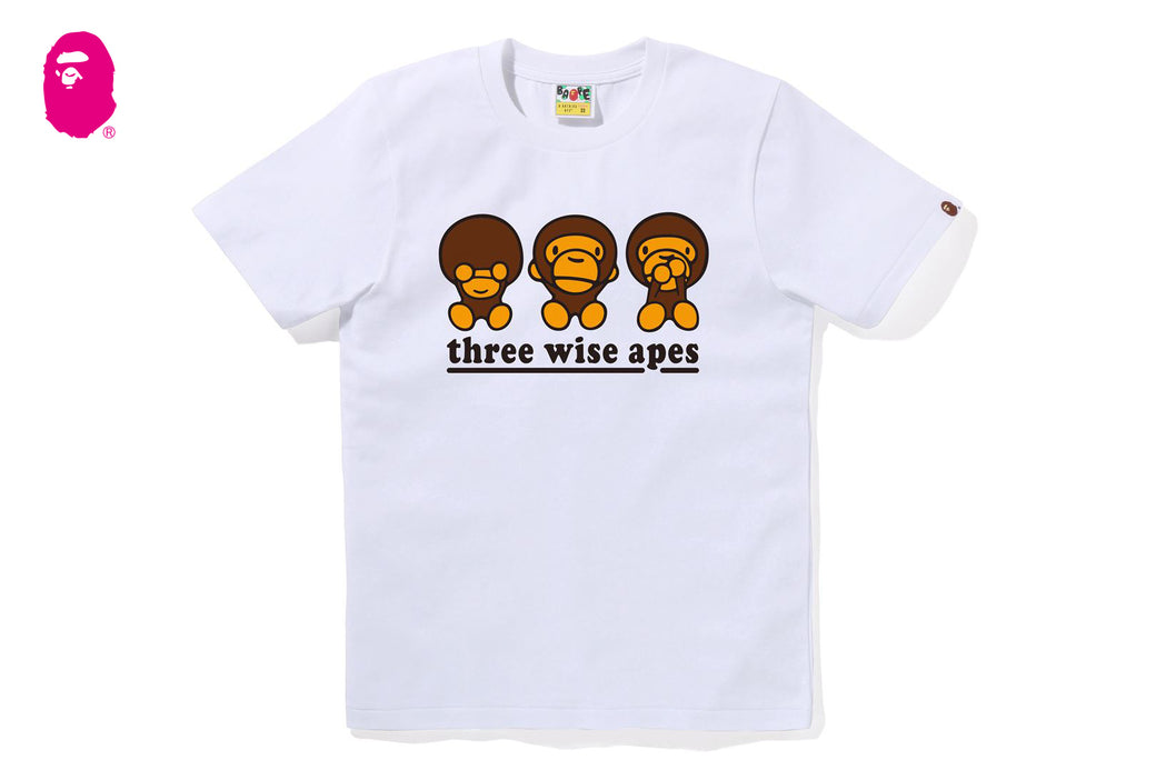 THREE WISE MILO TEE | bape.com