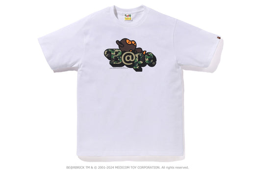 【 BAPE X MEDICOM TOY 】ABC CAMO BE@R MILO ON BAPE TEE