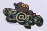 【 BAPE X MEDICOM TOY 】ABC CAMO BE@R MILO ON BAPE TEE