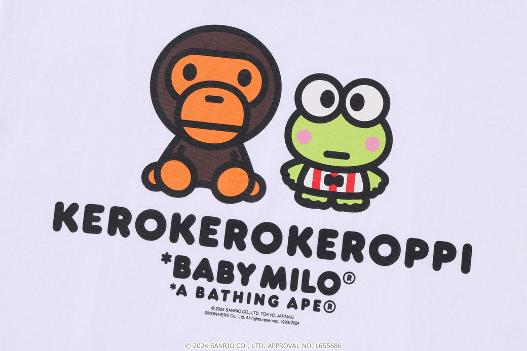 BABY MILO X KEROKEROKEROPPI 】TEE | bape.com