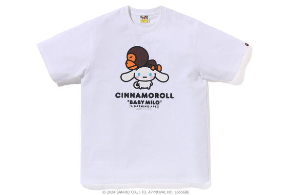 エイプ APE BABY MILO 名探偵コナン コラボTシャツ コナン マイロ BABY MILO X CINNAMOROLL 】TEE | bape.com