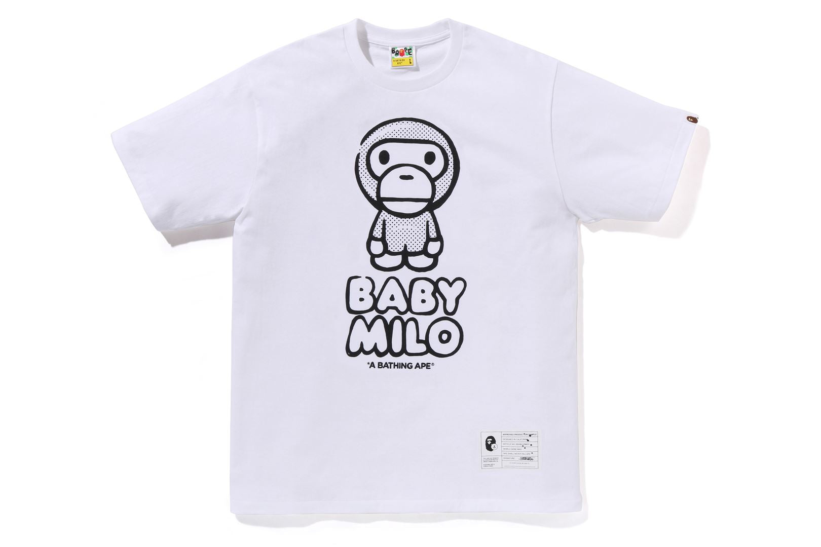 超レア　完売品　POCHACCO BABY MILO 新品Tシャツ ホワイト BAPE HELLO KITTY BABY MILO Tシャツ L - メルカリ