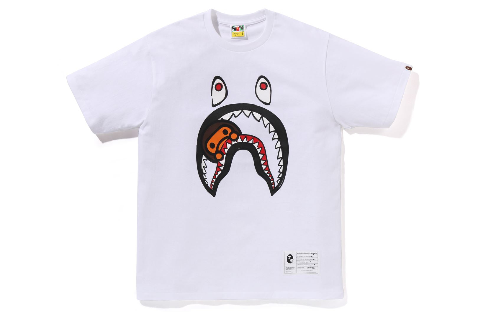 BAPE X JOSHUA VIDES 】MILO SHARK TEE | bape.com BAPE X JOSHUA VIDES 】MILO SHARK TEE | bape.com
