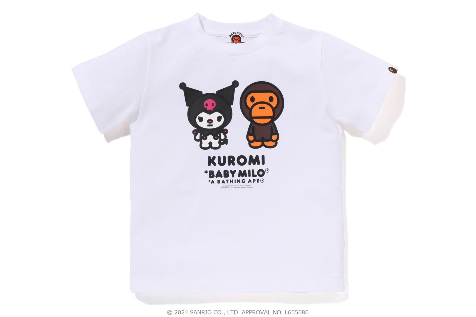 BABY MILO X KUROMI 】TEE | bape.com