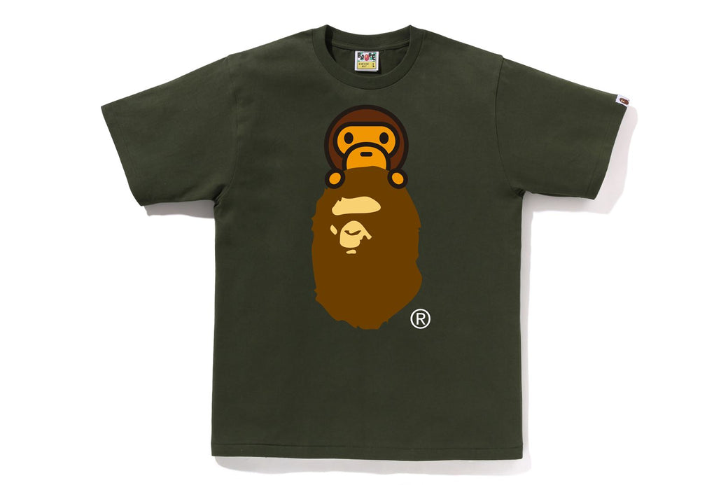 MILO ON APE HEAD TEE | bape.com