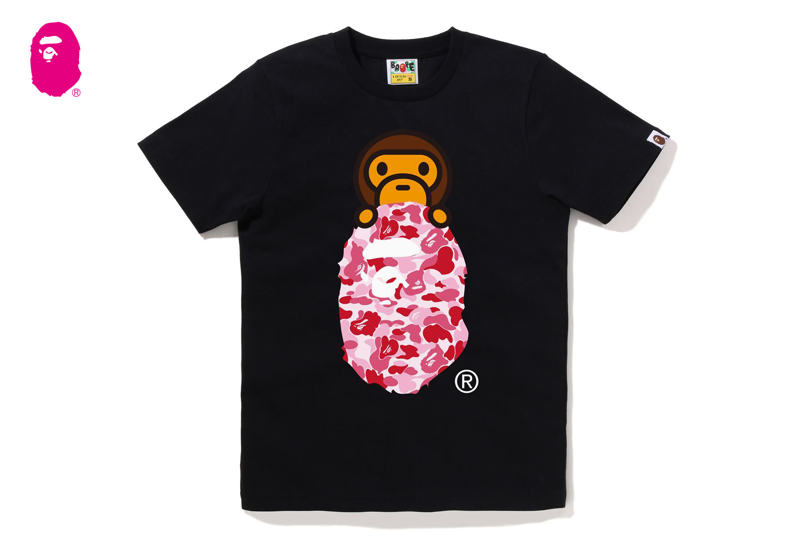 A BATHING APE｜COLOR CAMO LARGE APE HEAD RELAXED FIT POLO