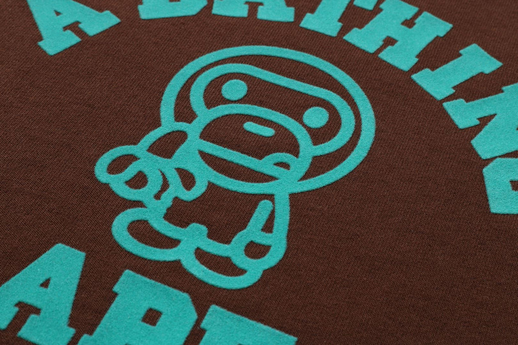 bape milo college tee　エイプべイプ　Tシャツ　カレッジロゴ COLLEGE MILO TEE | bape.com