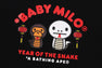 YEAR OF THE SNAKE BABY MILO TEE