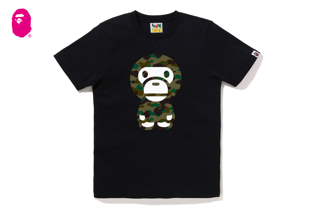 1ST CAMO BIG BABY MILO TEE | bape.com