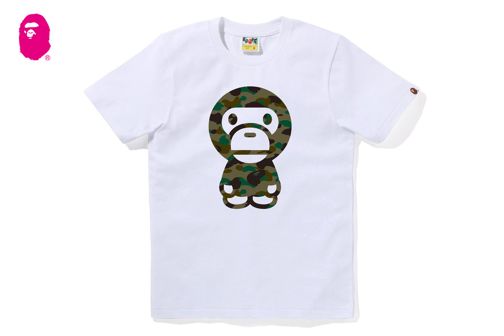1ST CAMO BIG BABY MILO TEE | bape.com
