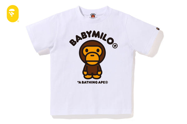 BABY MILO グレー スウェットシャツ L BABY MILO® STORE BY *A BATHING APE® ロゴ スウェットシャツ