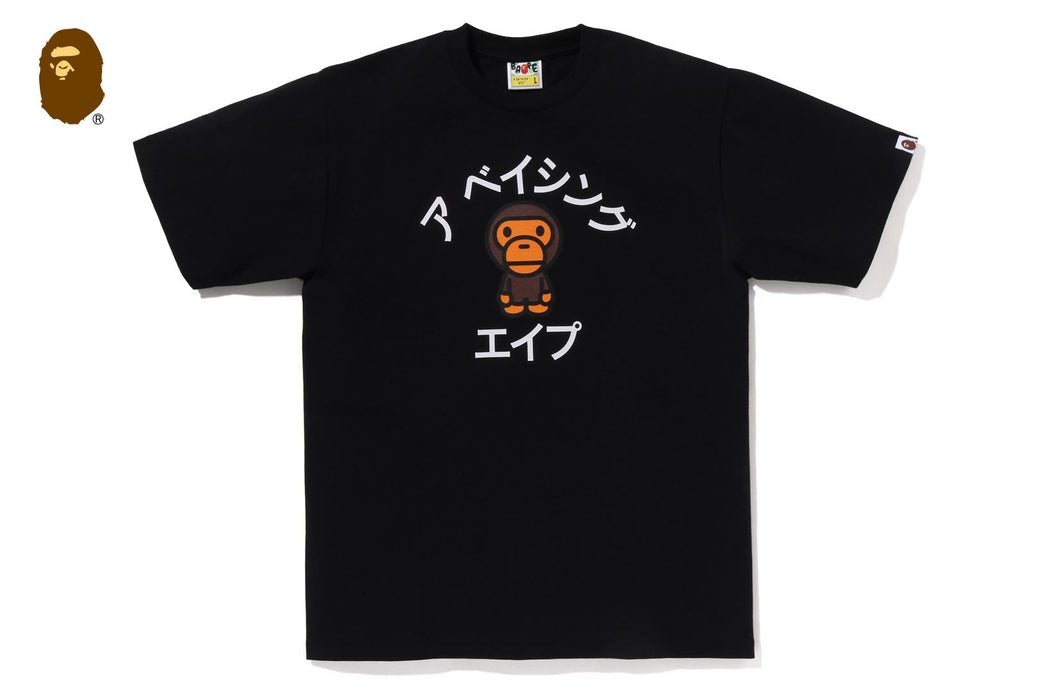 tシャツ BABY MILO COLLEGE レディース A BATHING APE tシャツ BABY MILO COLLEGE レディース
