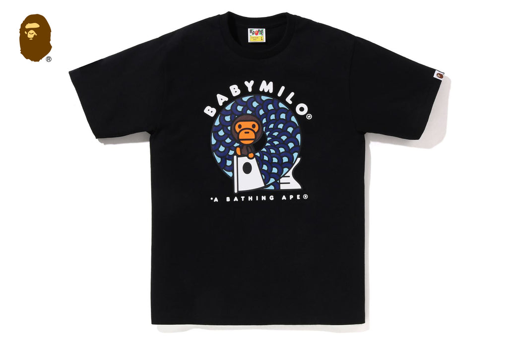 KOINOBORI ON BABY MILO TEE | bape.com