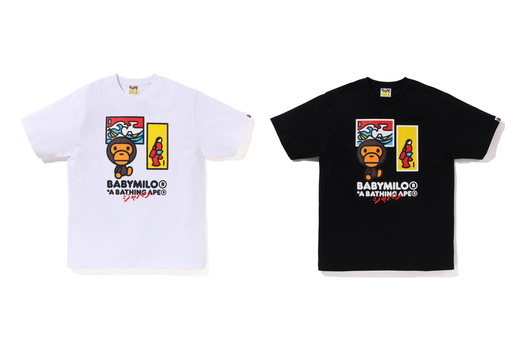 【A BATHING APE】JAPAN ART BABY MILO TEE 要在庫確認 002TEL803202_BLK_A.jpg?v=