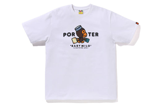 【 BAPE X PORTER STAND 】BABY MILO TEE