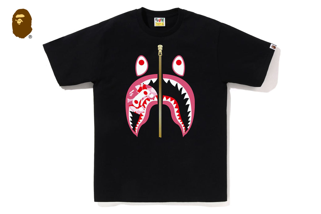 ABC CAMO MILO SHARK TEE | bape.com