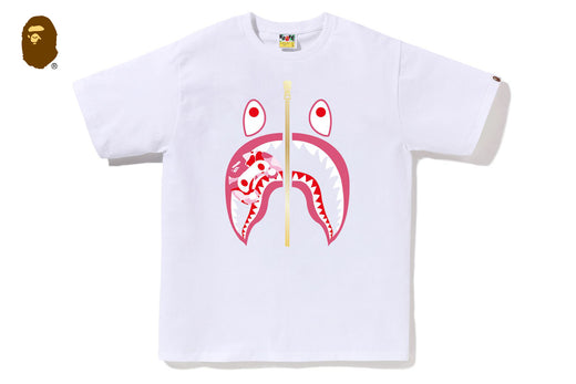 ABC CAMO MILO SHARK TEE | bape.com