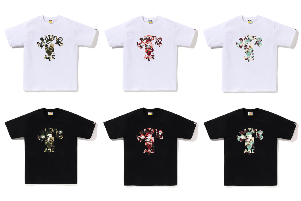 【A BATHING APE】MAP CAMO COLLEGE MILO TEE /Tシャツ MAP CAMO COLLEGE MILO TEE | bape.com