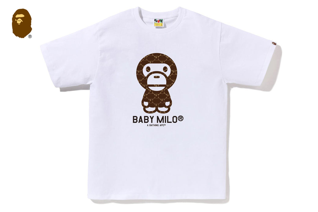 大人気★A BATHING APE COLLEGE MONOGRAM BABY MILO TEE★半袖 COLLEGE MONOGRAM BABY MILO TEE | bape.com