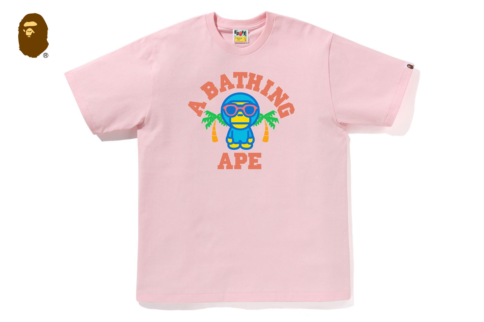 【A BATHING APE】COLORS MILO COLLEGE SUMMER TEE 要在庫確認 COLORS MILO COLLEGE SUMMER TEE | bape.com