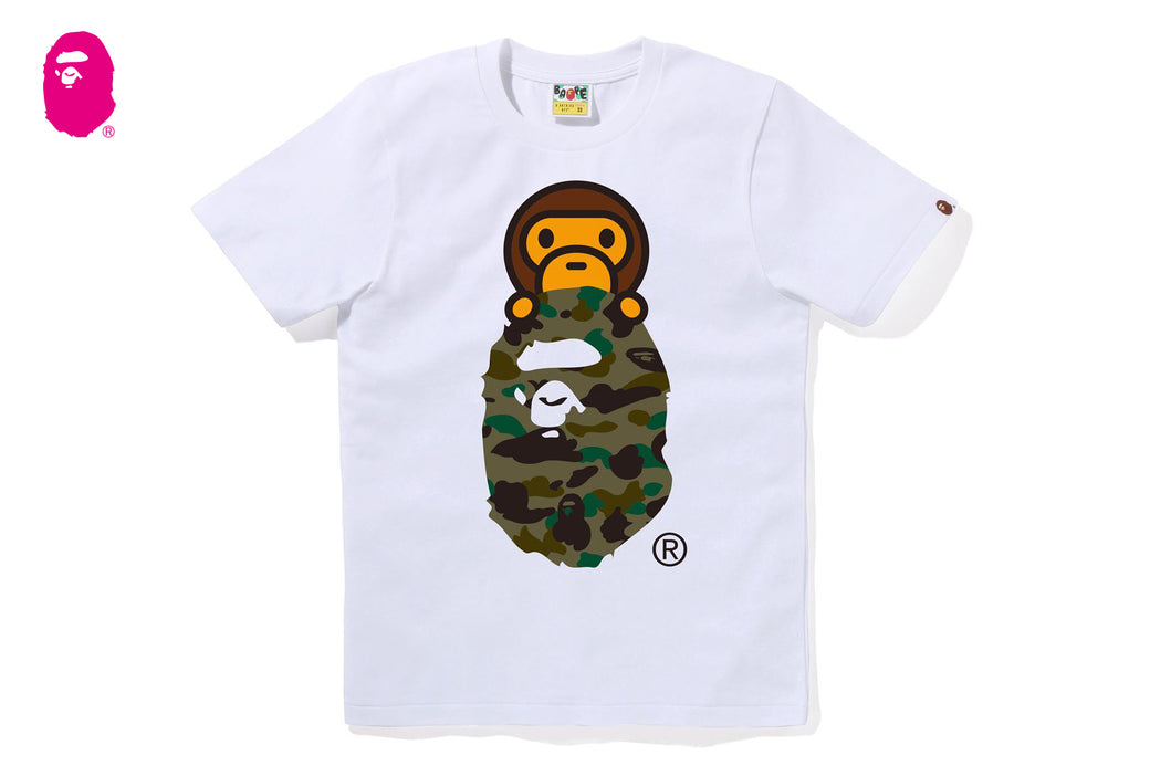 1ST CAMO MILO ON APE HEAD TEE | bape.com